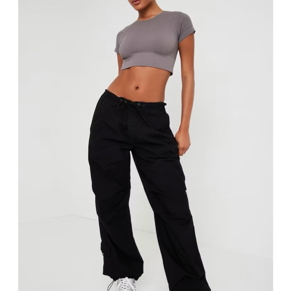 Dynamite Paxton Parachute Black Cargo Pants - Picture 2 of 12